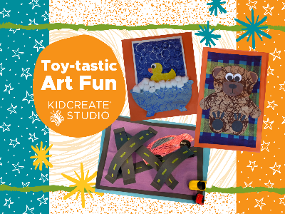 Kidcreate Studio - Bloomfield. Toy-tastic Art Fun Weekly Class (18 Months-6 Years)