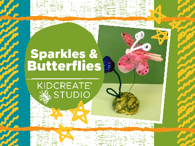 Kidcreate Studio - Ashburn. Sparkles & Butterflies Workshop (4-10 Years)